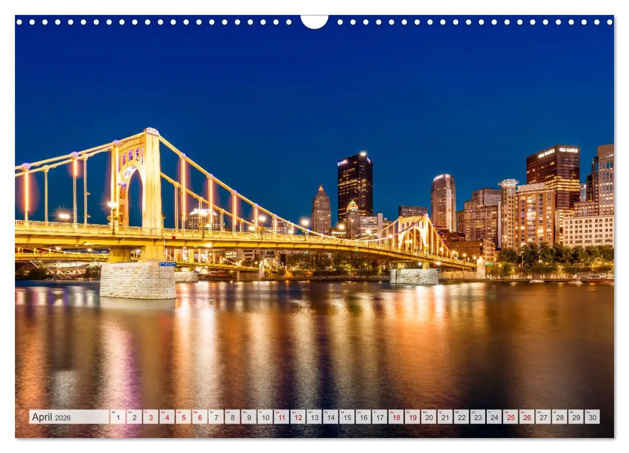 Bild: 9783457321256 | PITTSBURGH Charmante Impressionen (Wandkalender 2026 DIN A3 quer),...