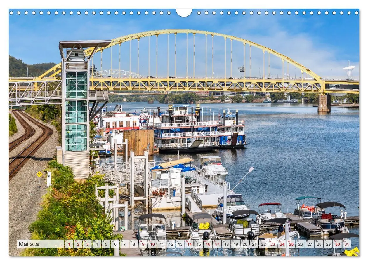 Bild: 9783457321256 | PITTSBURGH Charmante Impressionen (Wandkalender 2026 DIN A3 quer),...