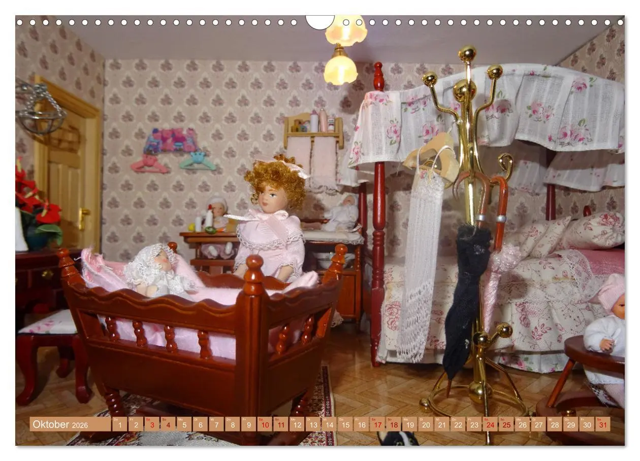 Bild: 9783457631256 | Puppenhaus-Träume (Wandkalender 2026 DIN A3 quer), CALVENDO...