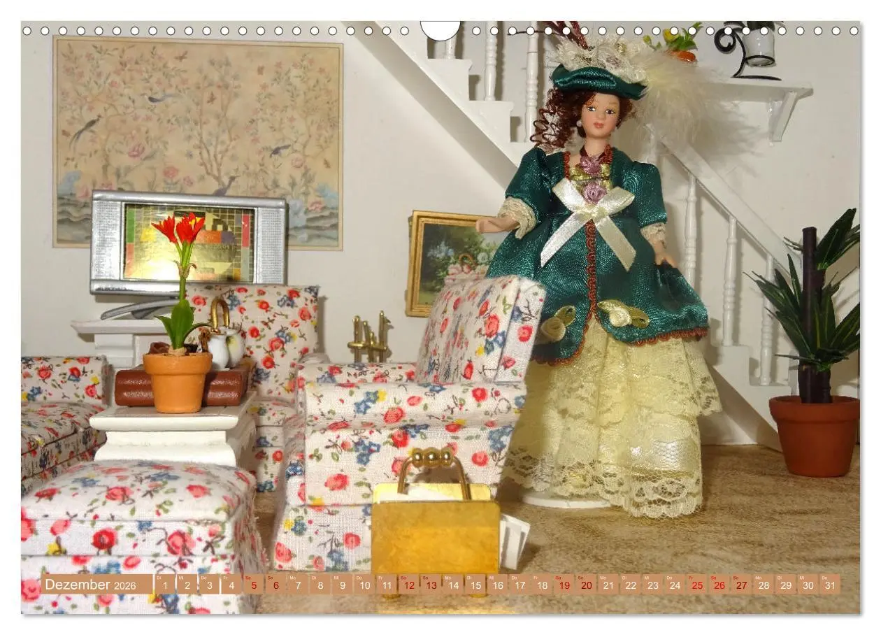 Bild: 9783457631256 | Puppenhaus-Träume (Wandkalender 2026 DIN A3 quer), CALVENDO...