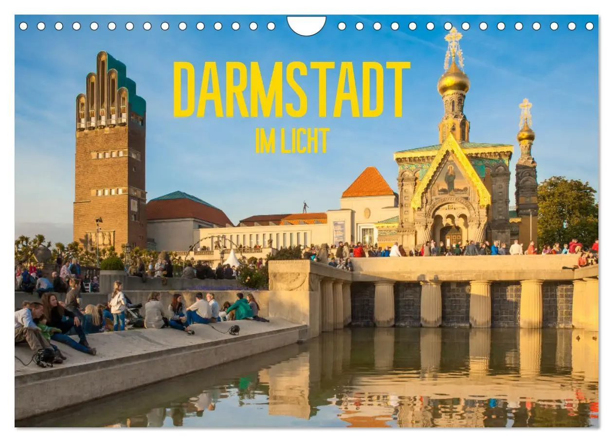 Cover: 9783457621356 | Darmstadt im Licht (Wandkalender 2026 DIN A4 quer), CALVENDO...