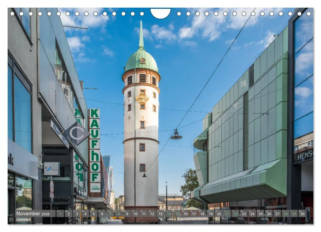 Bild: 9783457621356 | Darmstadt im Licht (Wandkalender 2026 DIN A4 quer), CALVENDO...