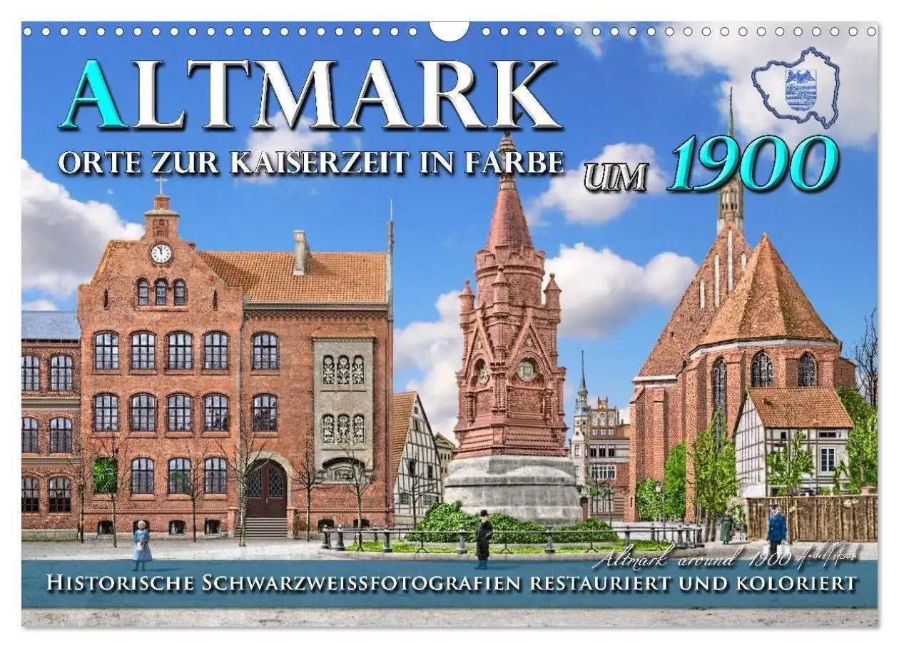 Cover: 9783516711356 | Altmark um 1900 - Orte zur Kaiserzeit in Farbe - kolorierte...
