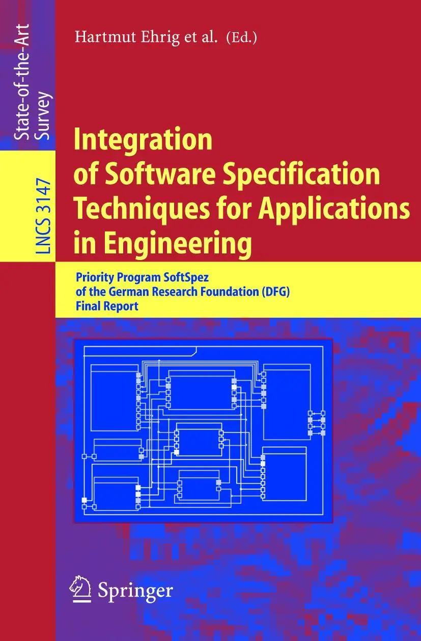 Cover: 9783540231356 | Integration of Software Specification Techniques for Applications...