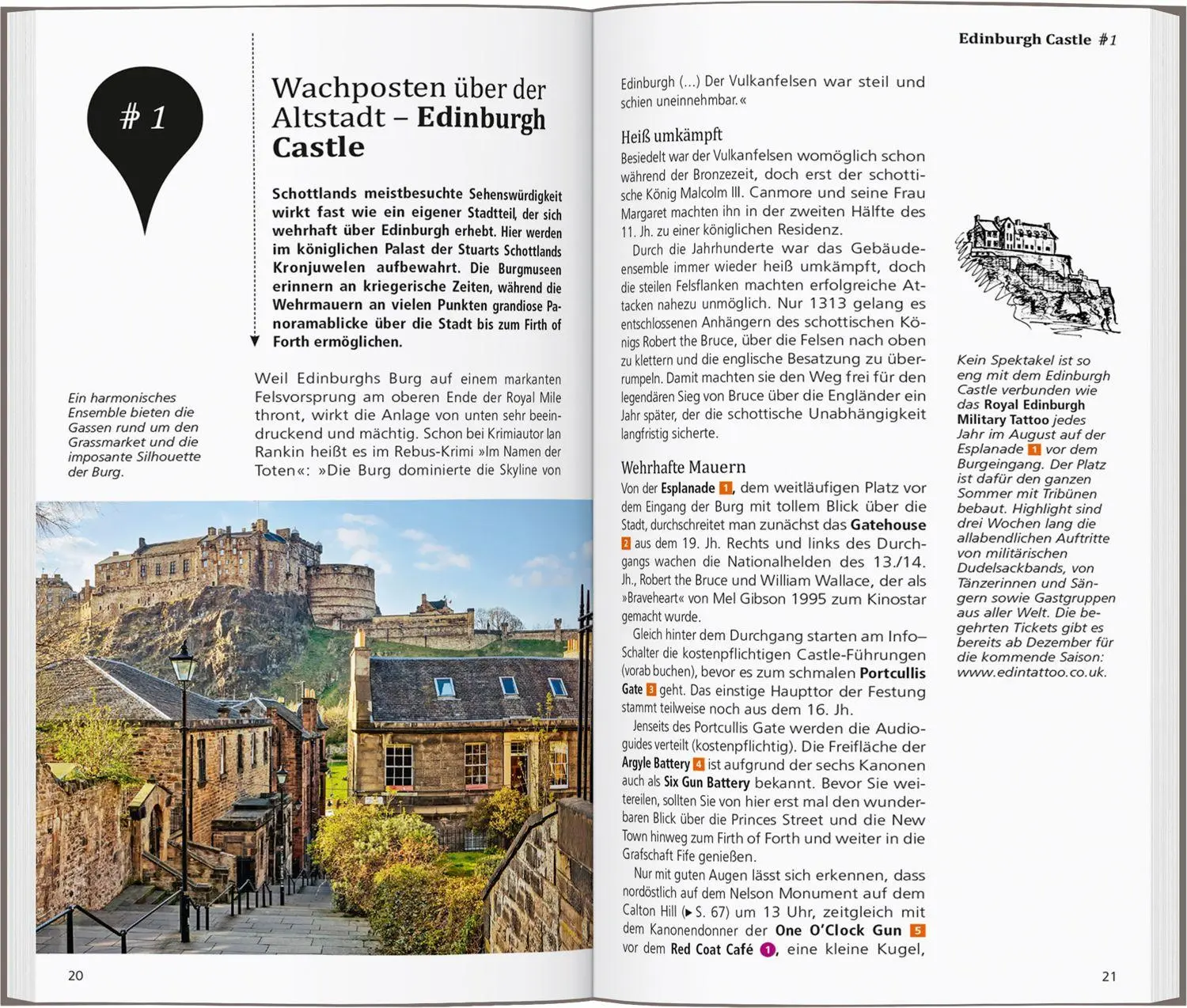 Bild: 9783616001456 | DUMONT direkt Reiseführer Edinburgh | Mit großem Cityplan | Eickhoff