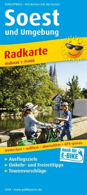 Cover: 9783747301456 | Soest und Umgebung 1:75 000 | (Land-)Karte | Radkarte | Deutsch | 2018