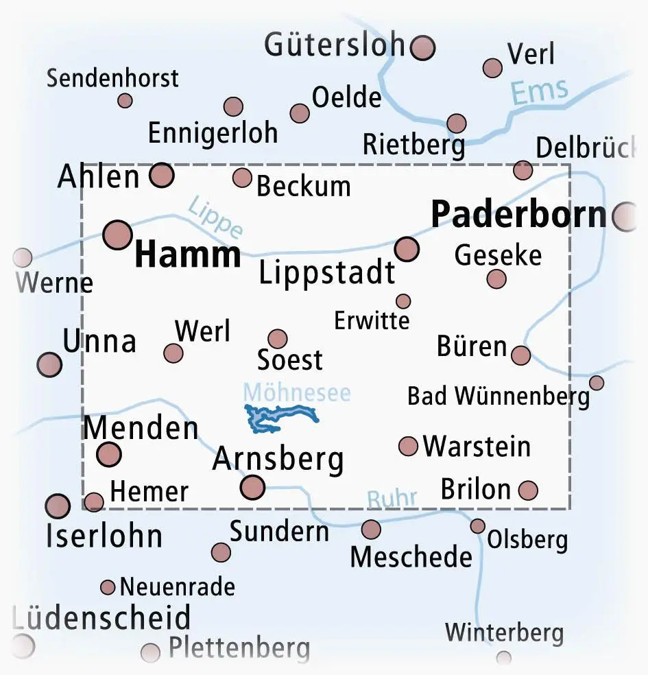 Bild: 9783747301456 | Soest und Umgebung 1:75 000 | (Land-)Karte | Radkarte | Deutsch | 2018