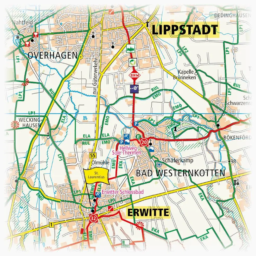 Bild: 9783747301456 | Soest und Umgebung 1:75 000 | (Land-)Karte | Radkarte | Deutsch | 2018