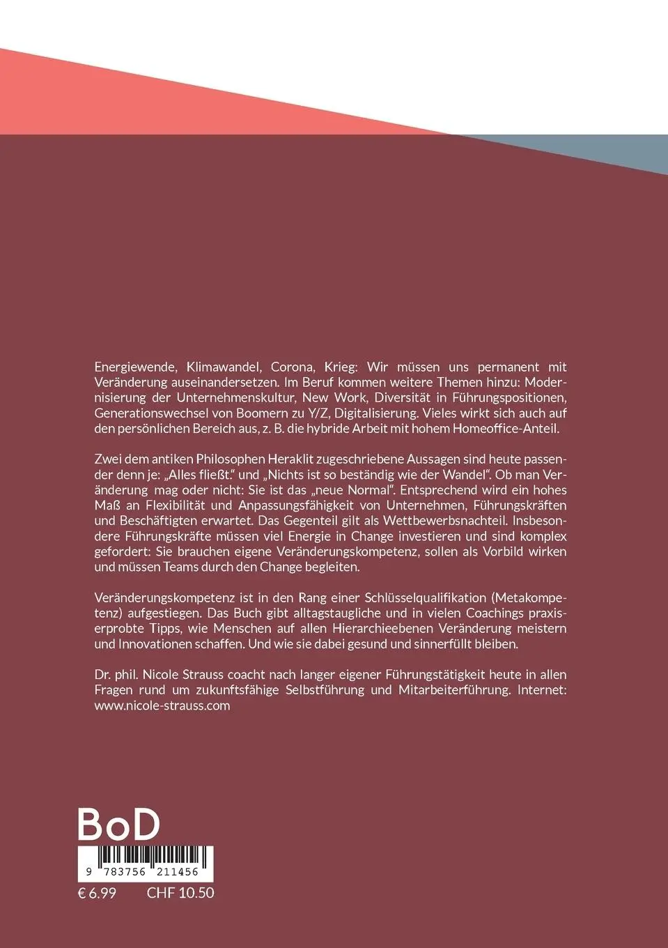 Rückseite: 9783756211456 | Neues wagen | Nicole Strauss | Taschenbuch | 126 S. | Deutsch | 2022