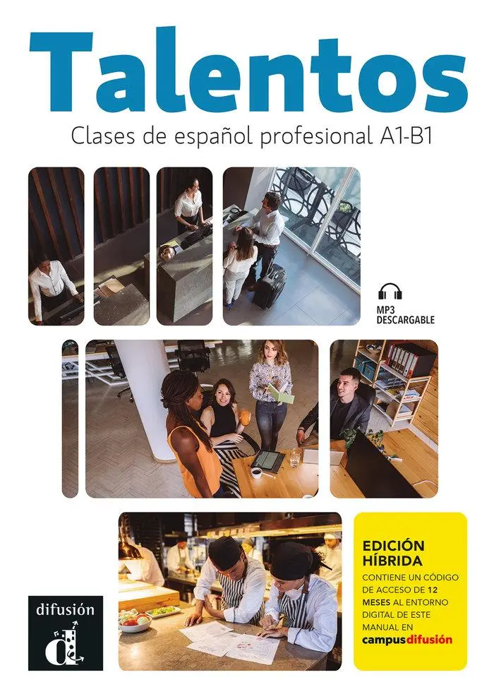 Cover: 9788411571456 | Talentos - Clases de espanol profesional A1-B1 - Edicion hibrida +...