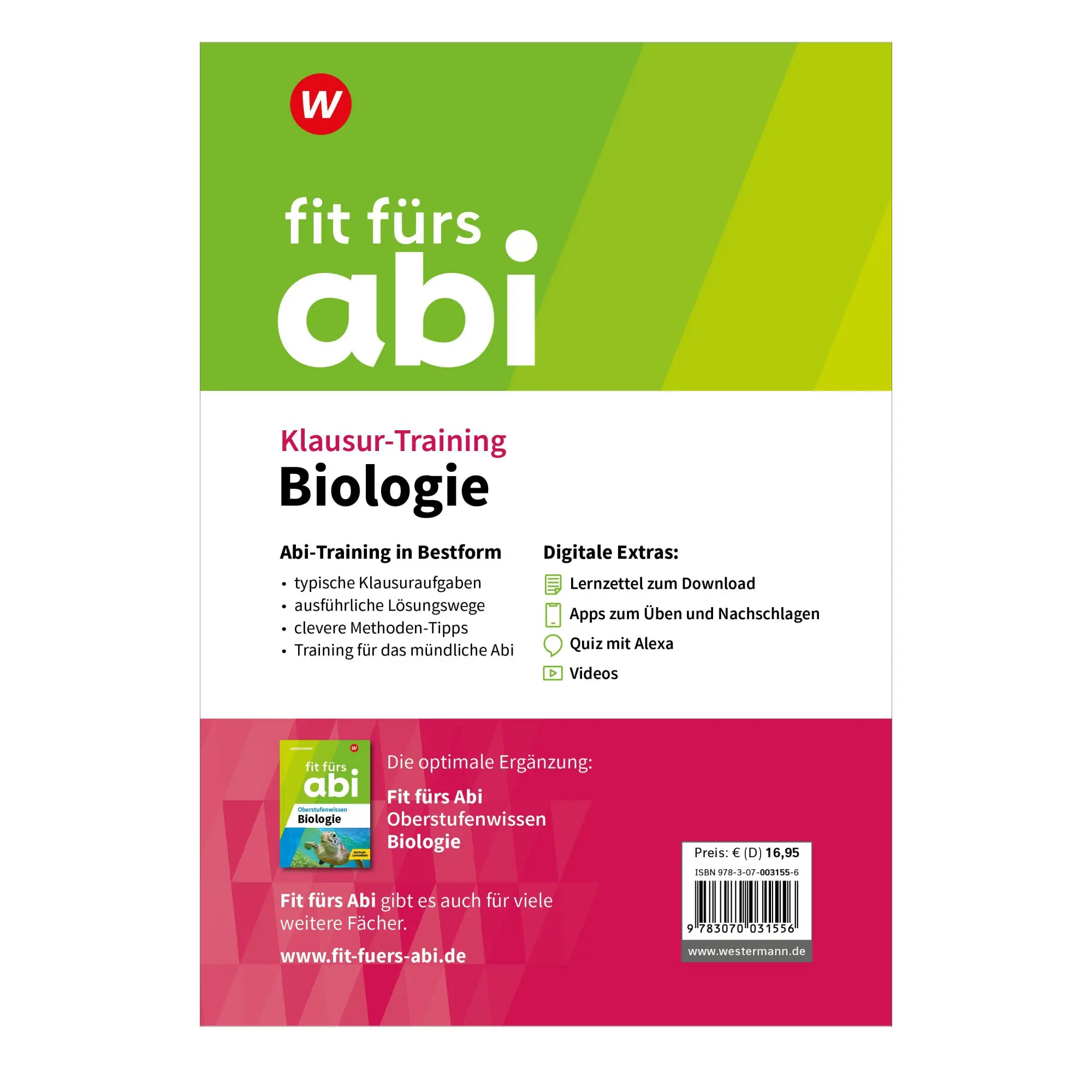 Bild: 9783070031556 | Fit fürs Abi. Klausur-Training Biologie | Jennifer Hillesheim (u. a.)