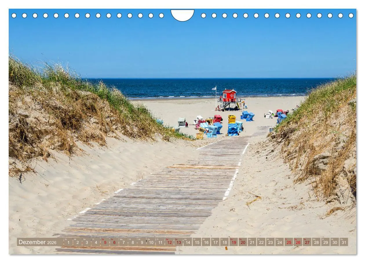 Bild: 9783457911556 | Inselliebe Langeoog (Wandkalender 2026 DIN A4 quer), CALVENDO...