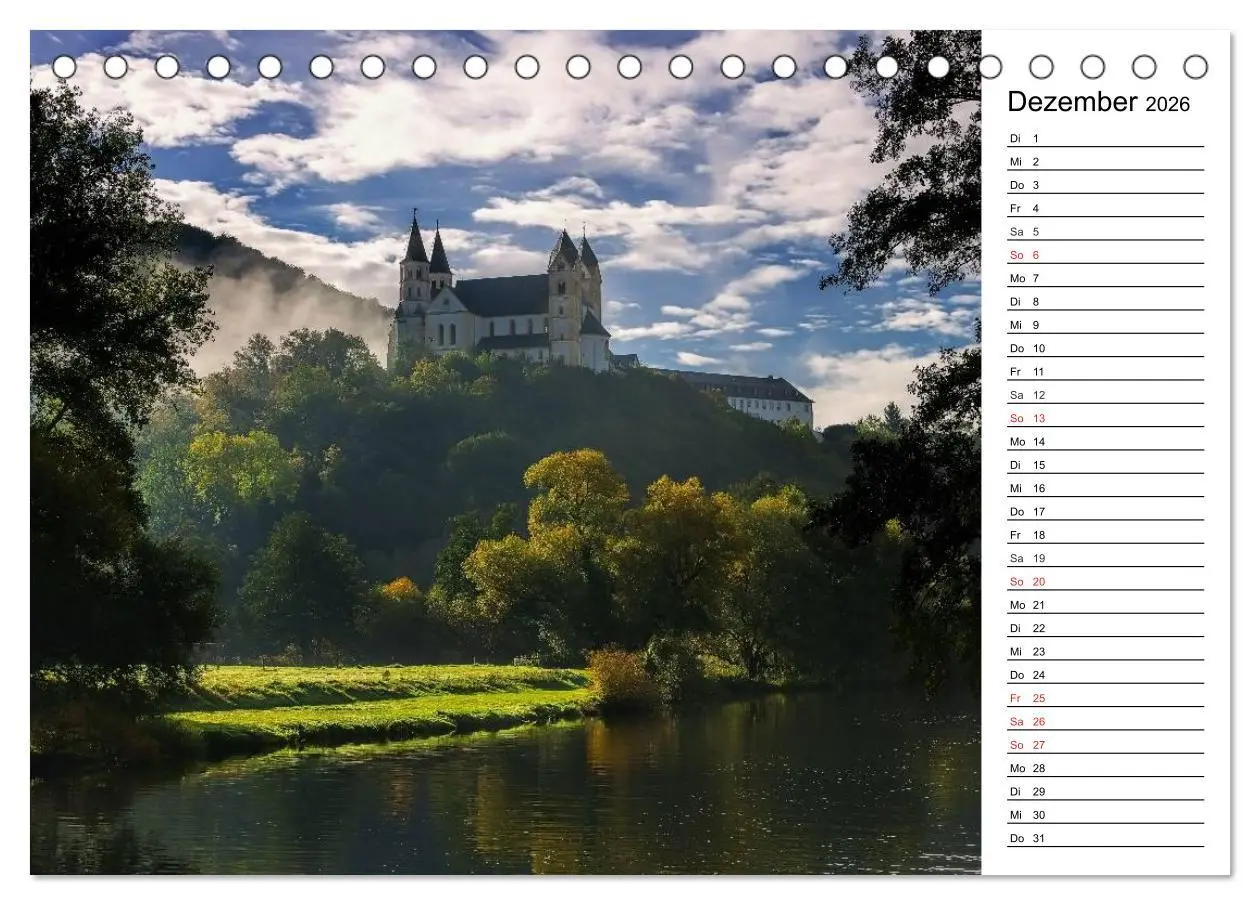 Bild: 9783516001556 | Die Lahn - Zauberhafte Orte rund um Limburg (Tischkalender 2026 DIN...
