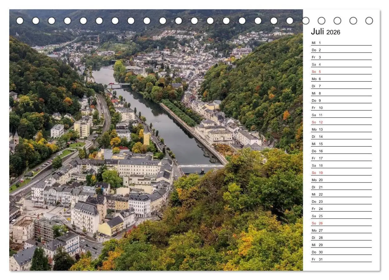 Bild: 9783516001556 | Die Lahn - Zauberhafte Orte rund um Limburg (Tischkalender 2026 DIN...