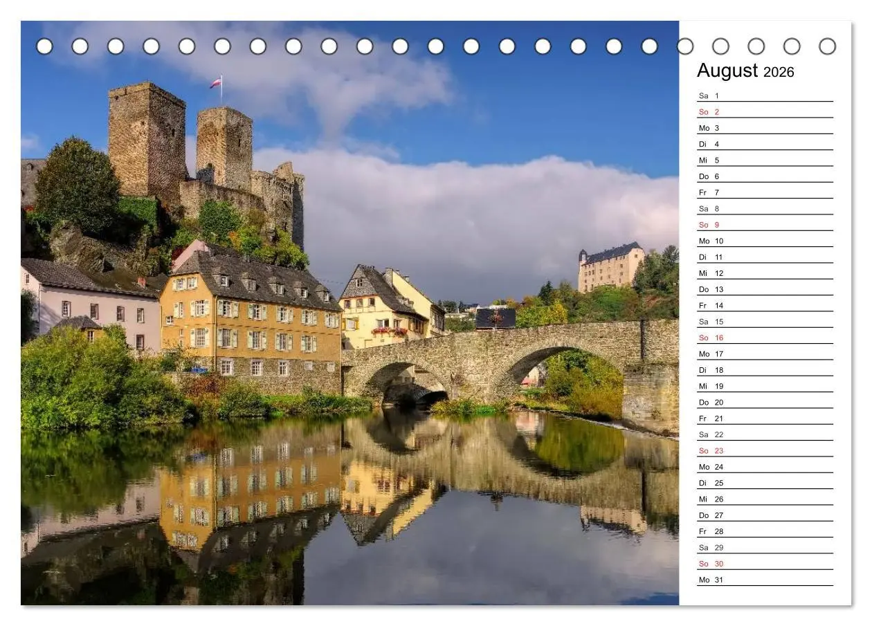 Bild: 9783516001556 | Die Lahn - Zauberhafte Orte rund um Limburg (Tischkalender 2026 DIN...