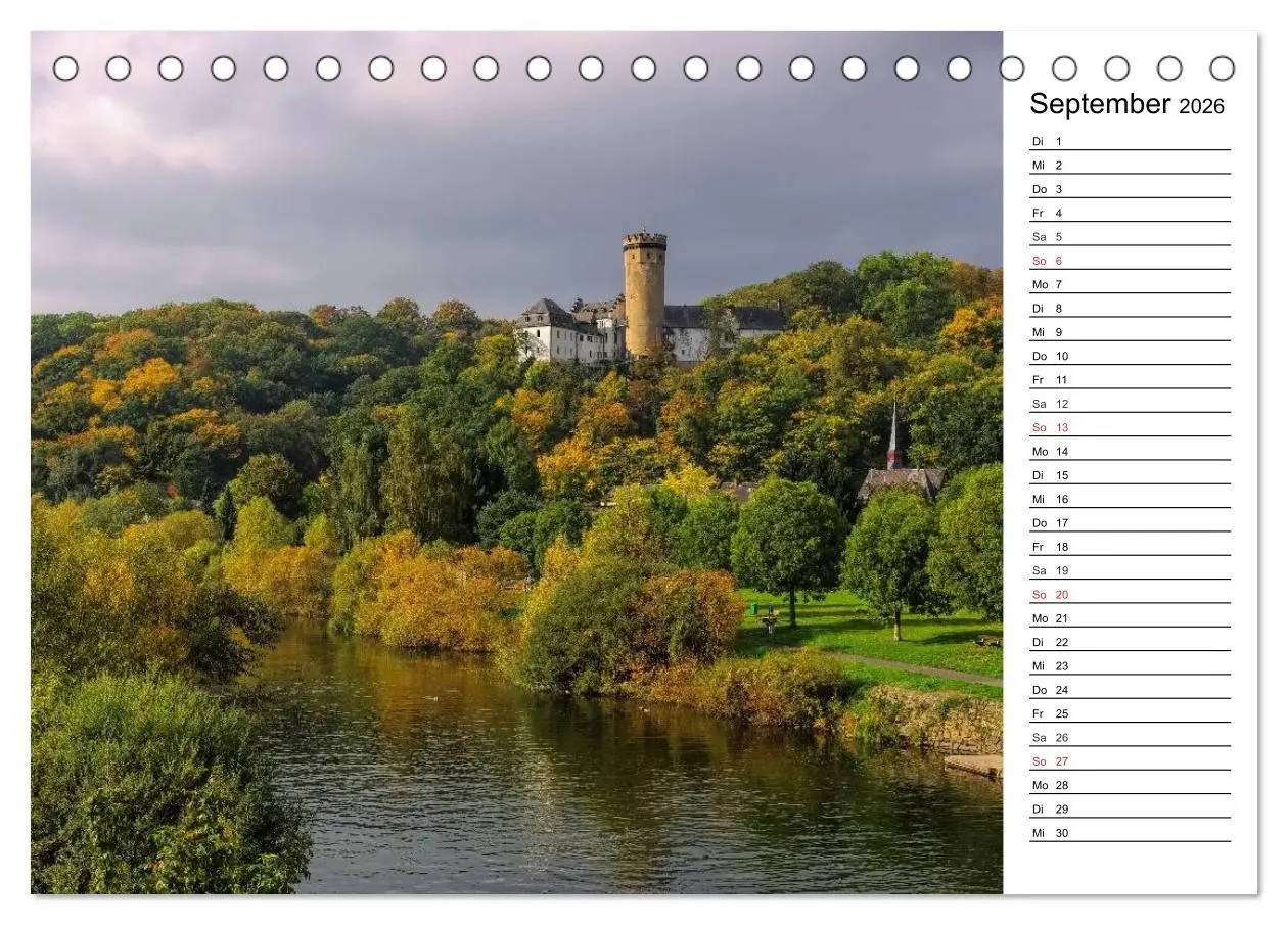 Bild: 9783516001556 | Die Lahn - Zauberhafte Orte rund um Limburg (Tischkalender 2026 DIN...