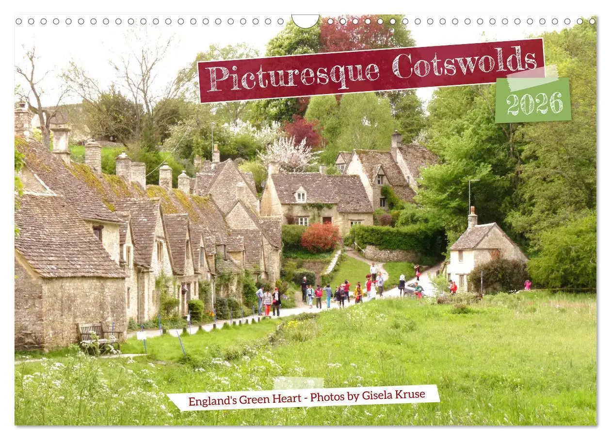Cover: 9783516551556 | Picturesque Cotswolds (Wall Calendar 2026 DIN A3 landscape),...