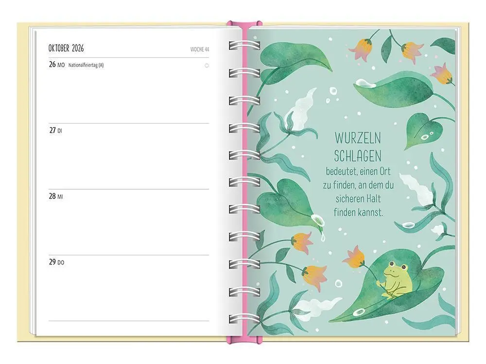 Bild: 9783986361556 | Terminplaner 2026 Der frühe Vogel | Terminplaner Hardcover | Original