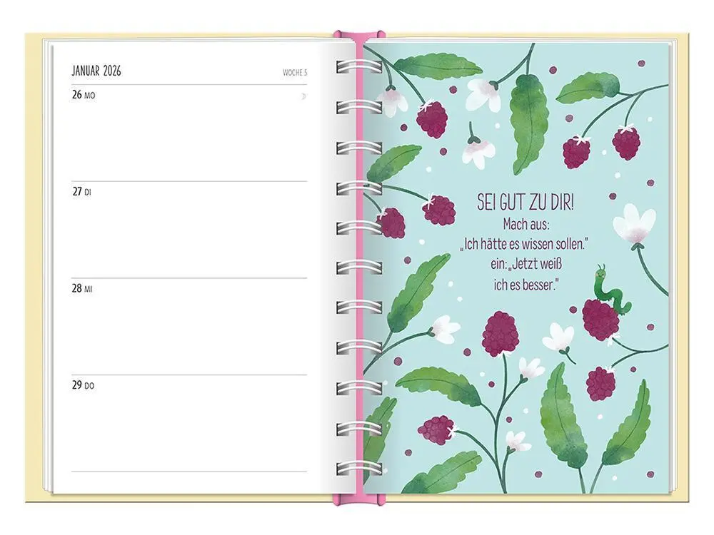 Bild: 9783986361556 | Terminplaner 2026 Der frühe Vogel | Terminplaner Hardcover | Original