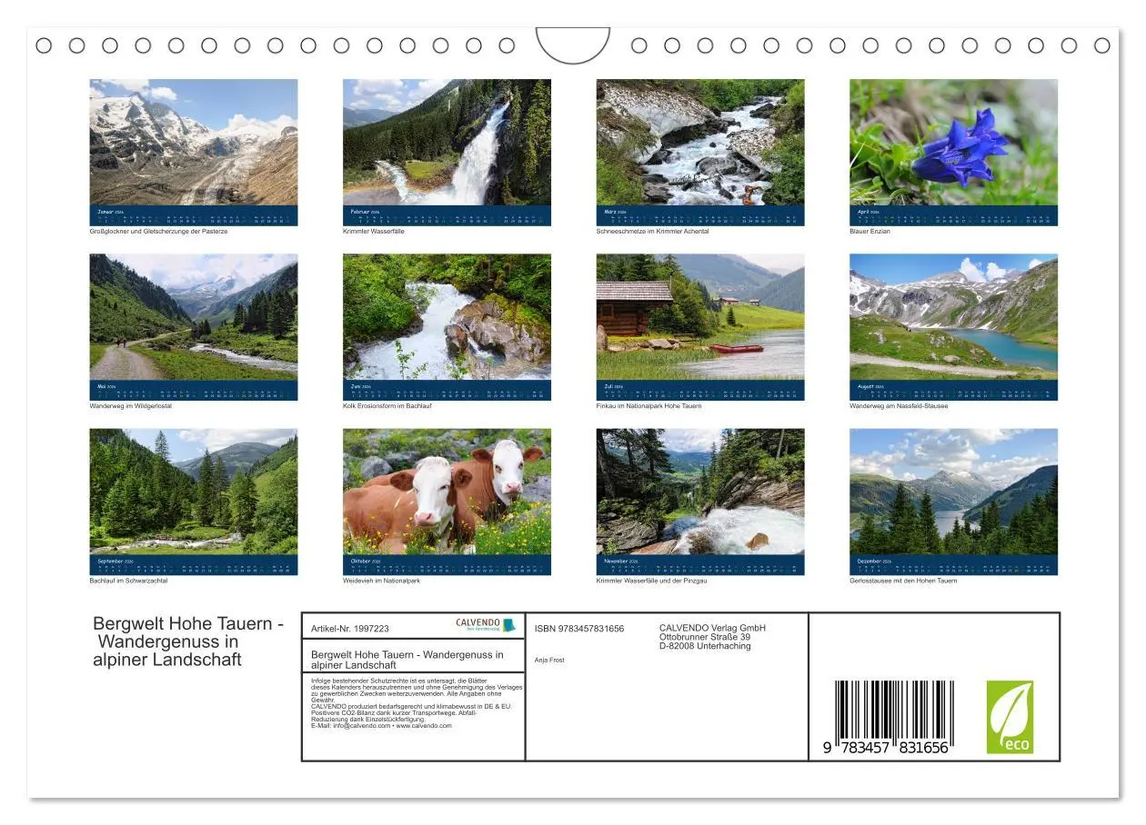 Bild: 9783457831656 | Bergwelt Hohe Tauern - Wandergenuss in alpiner Landschaft...