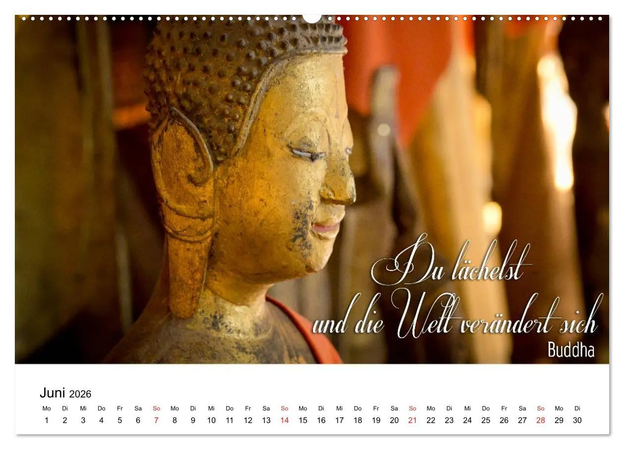 Bild: 9783516231656 | Buddhistische Weisheiten (Wandkalender 2026 DIN A2 quer), CALVENDO...