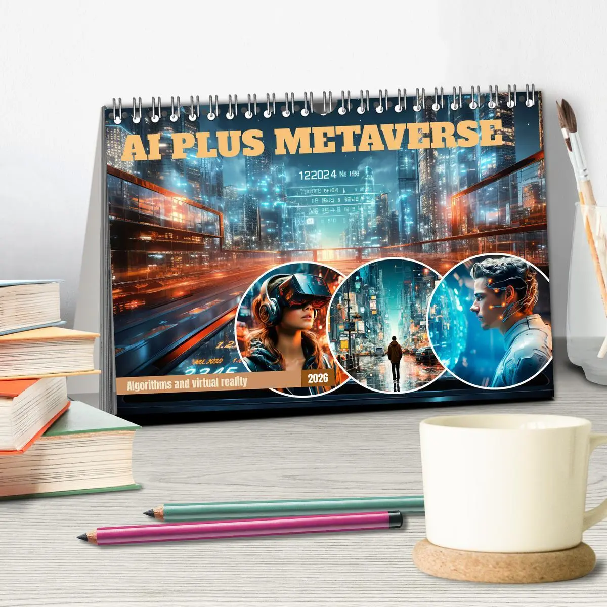 Bild: 9783516541656 | AI PLUS METAVERSE Algorithms and virtual reality (Desk Calendar...