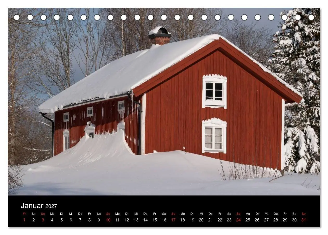 Bild: 9783569941656 | Schweden im Wechsel der Jahreszeiten (Tischkalender 2027 DIN A5...