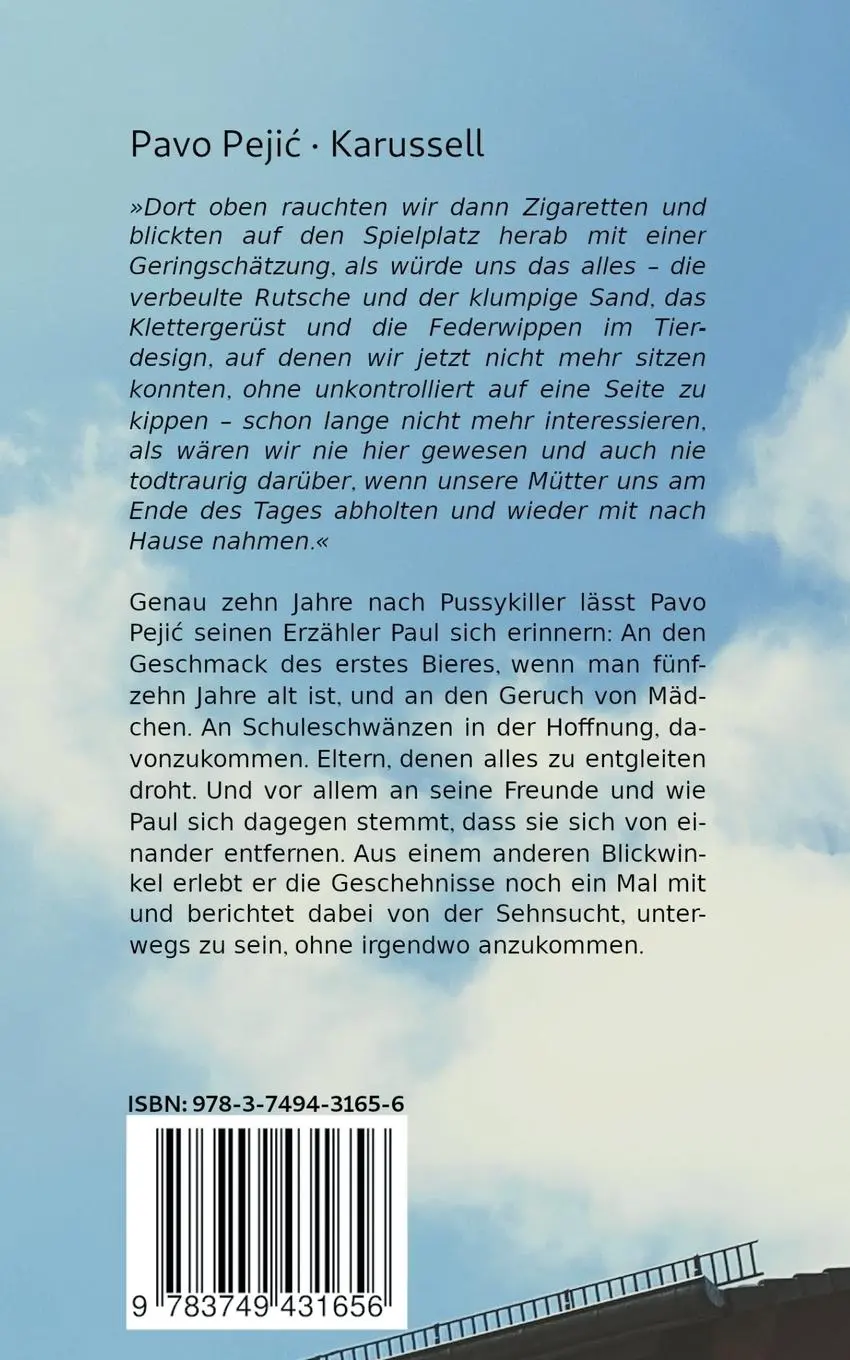 Rückseite: 9783749431656 | Karussell | Pavo Pejic | Taschenbuch | 100 S. | Deutsch | 2019