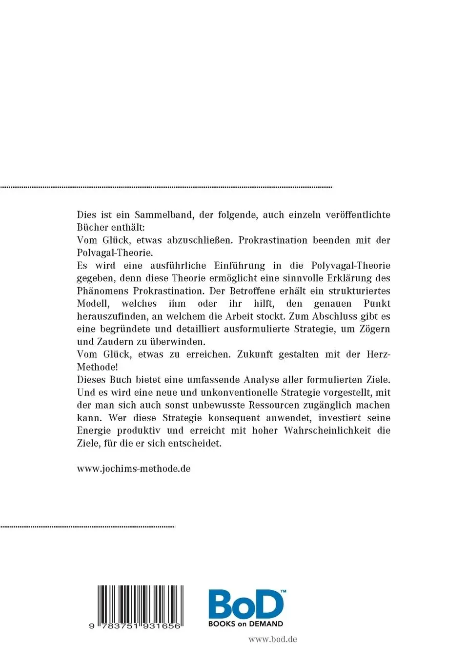 Rückseite: 9783751931656 | Vom Glück, eine Strategie zu haben | Inke Jochims | Taschenbuch | 2023