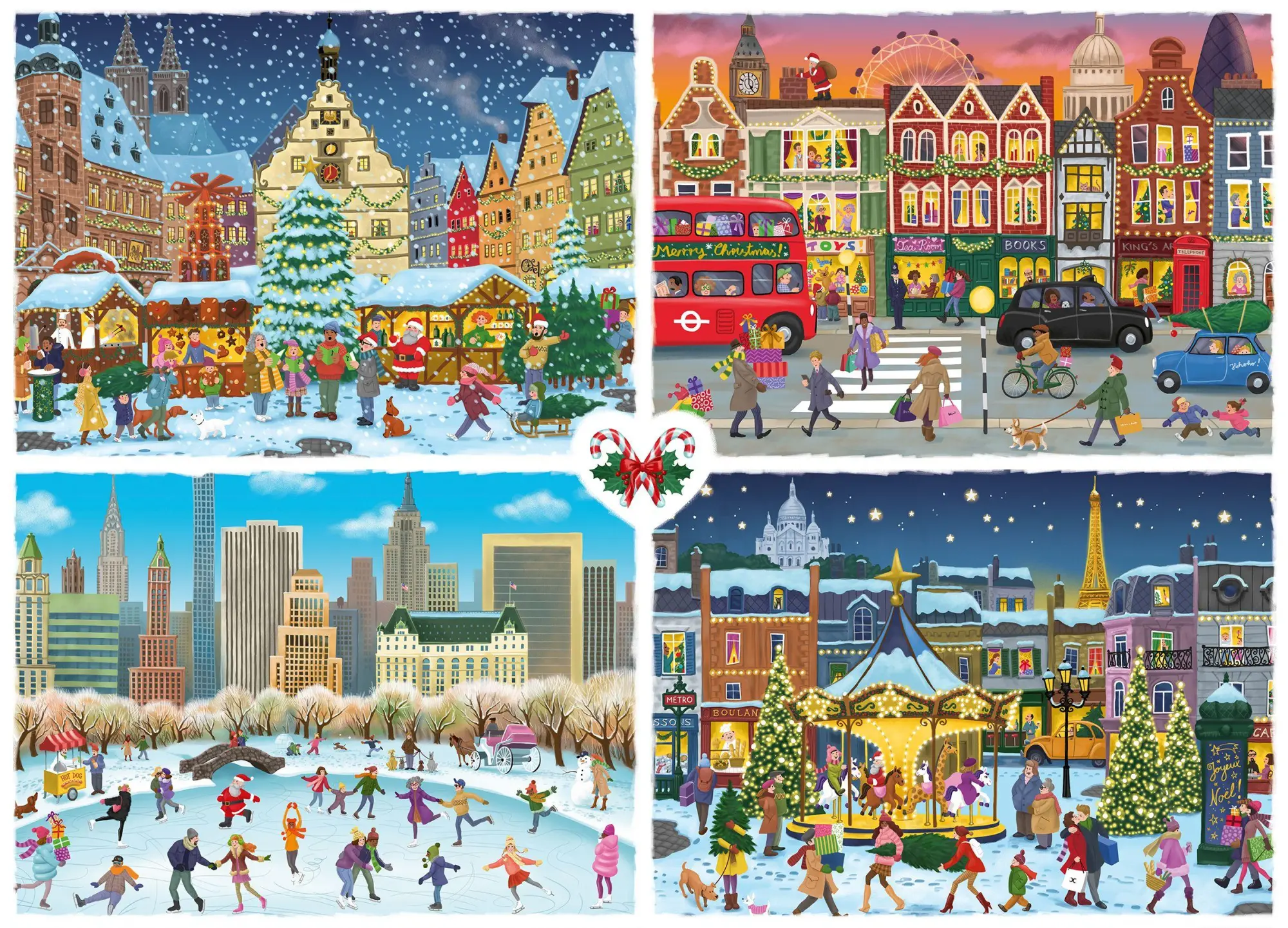 Bild: 4262481531756 | Weihnachtstädte | Christmas Time T1000 | Spiel | Schachtel | 5120