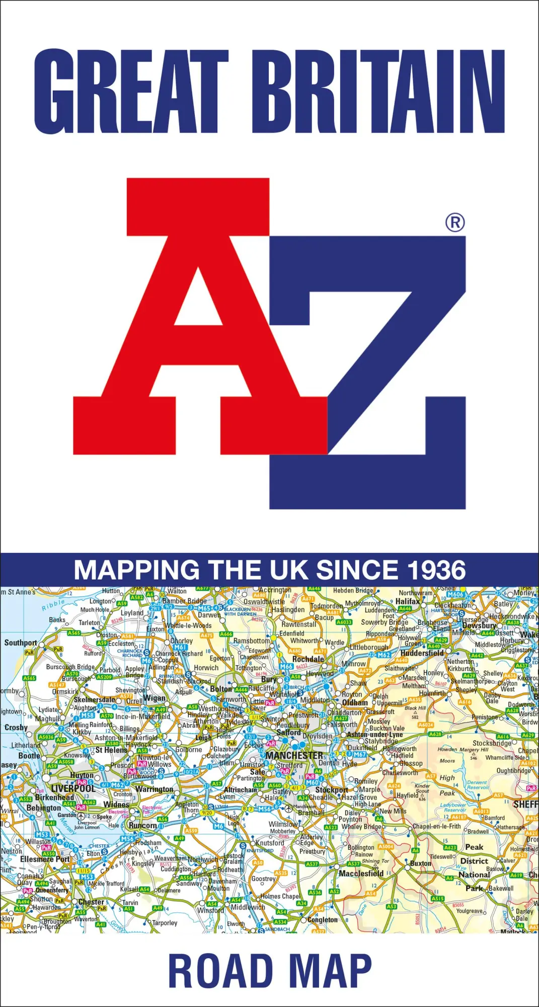 Cover: 9780008581756 | Great Britain A-Z Road Map | A-Z Maps | (Land-)Karte | Karte/Landkarte