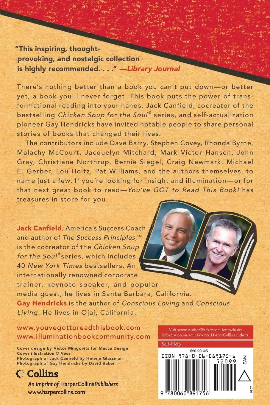 Rückseite: 9780060891756 | You've Got to Read This Book! | Jack Canfield (u. a.) | Taschenbuch