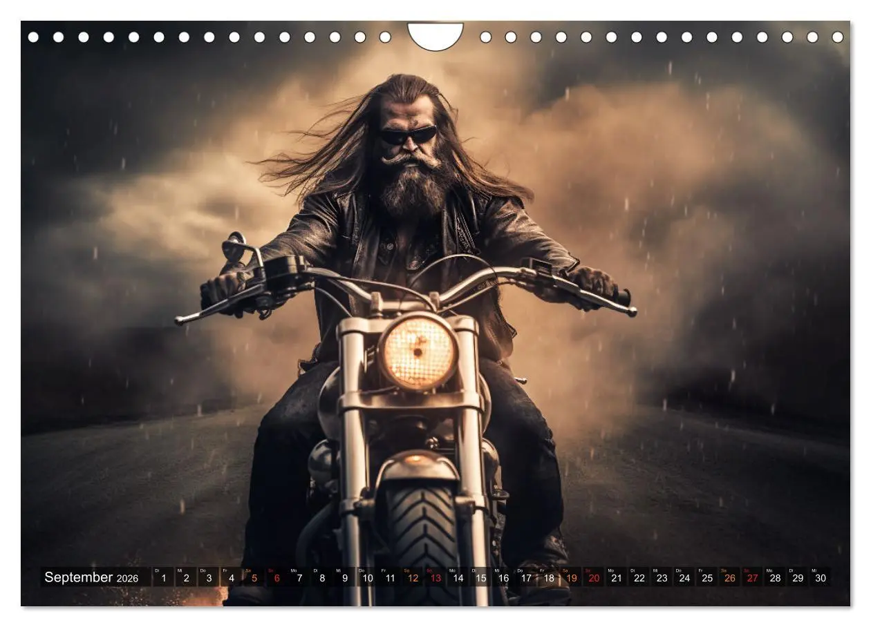 Bild: 9783457371756 | Ride to Valhalla (Wandkalender 2026 DIN A4 quer), CALVENDO...