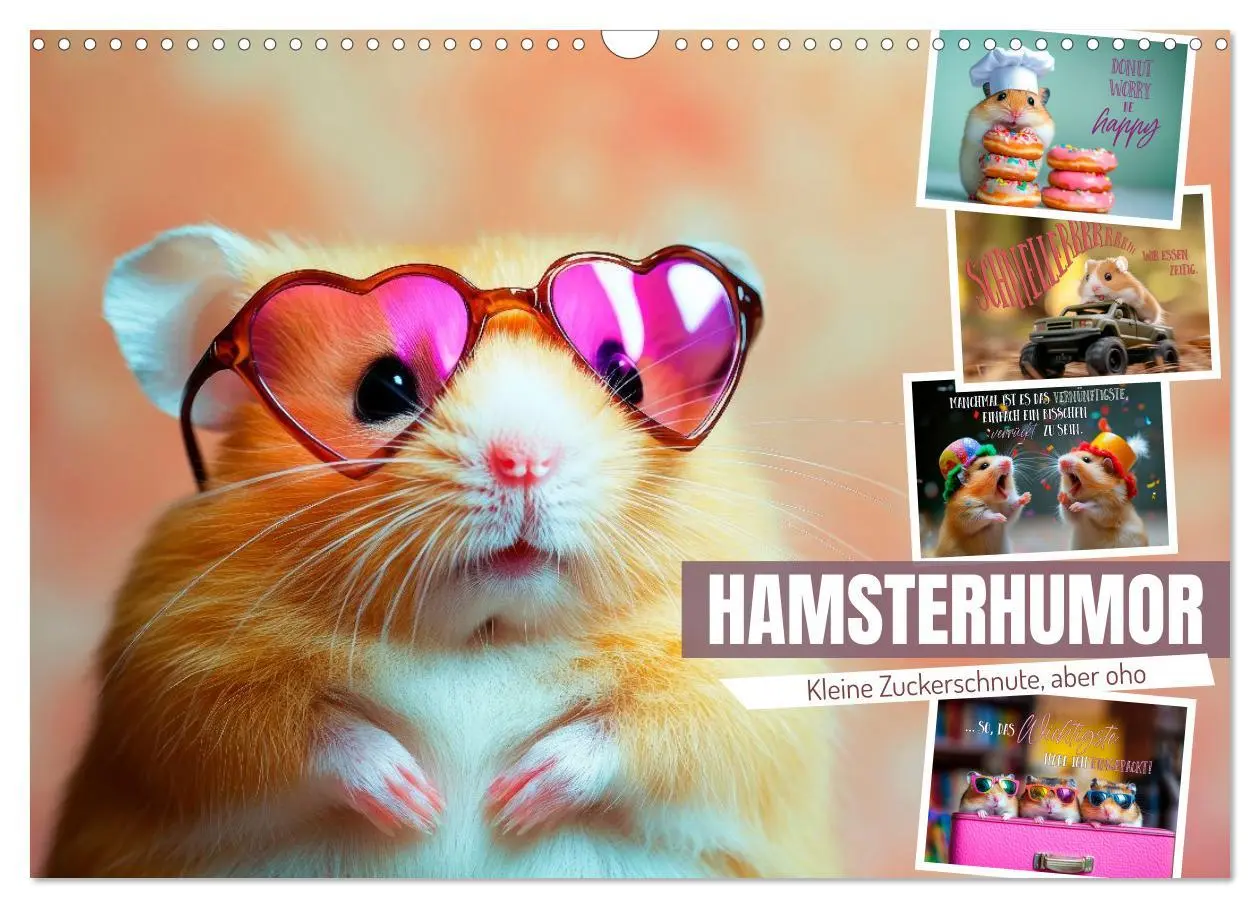 Cover: 9783457991756 | Hamsterhumor - Kleine Zuckerschnute, aber oho (Wandkalender 2026...