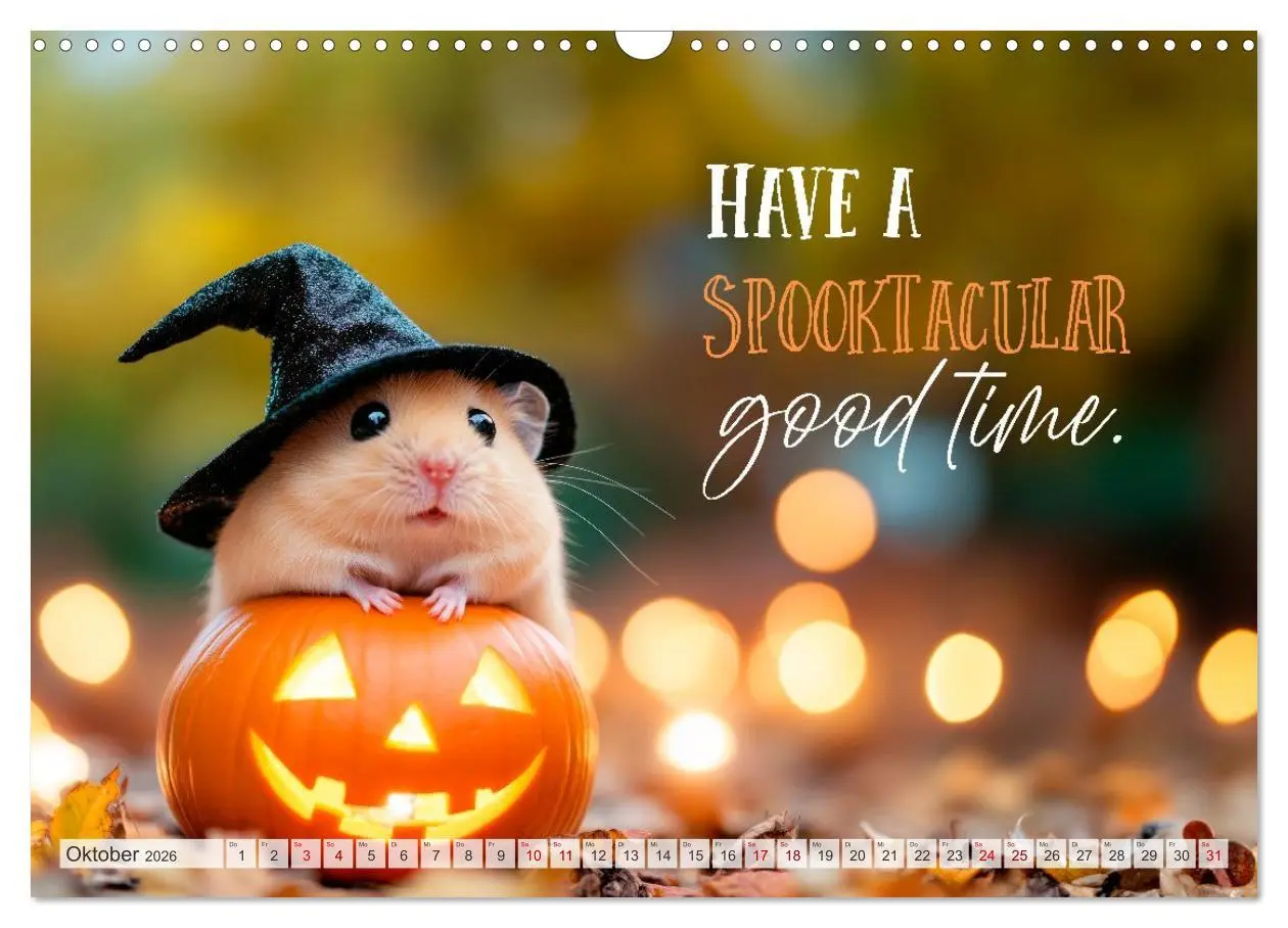 Bild: 9783457991756 | Hamsterhumor - Kleine Zuckerschnute, aber oho (Wandkalender 2026...