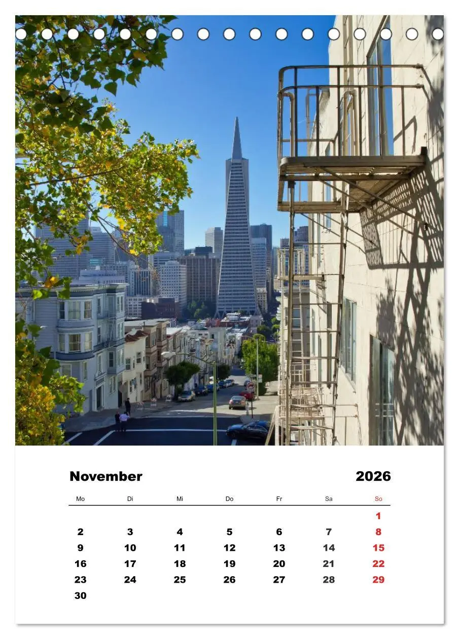 Bild: 9783516461756 | SAN FRANCISCO im Sommer (Tischkalender 2026 DIN A5 hoch), CALVENDO...