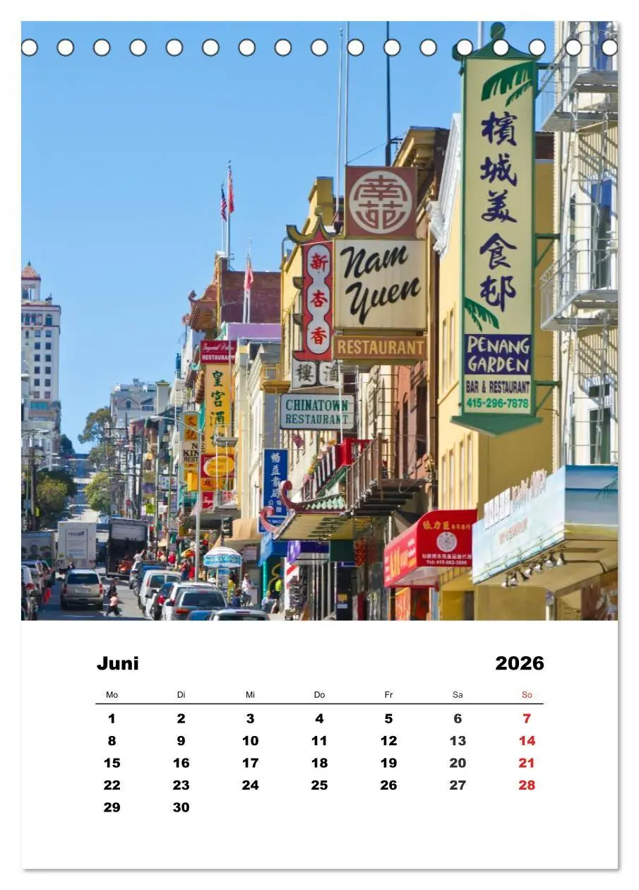 Bild: 9783516461756 | SAN FRANCISCO im Sommer (Tischkalender 2026 DIN A5 hoch), CALVENDO...