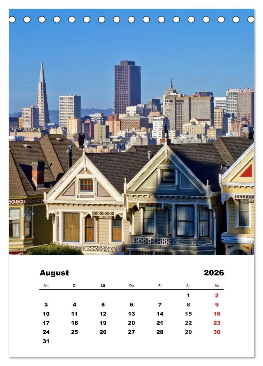 Bild: 9783516461756 | SAN FRANCISCO im Sommer (Tischkalender 2026 DIN A5 hoch), CALVENDO...