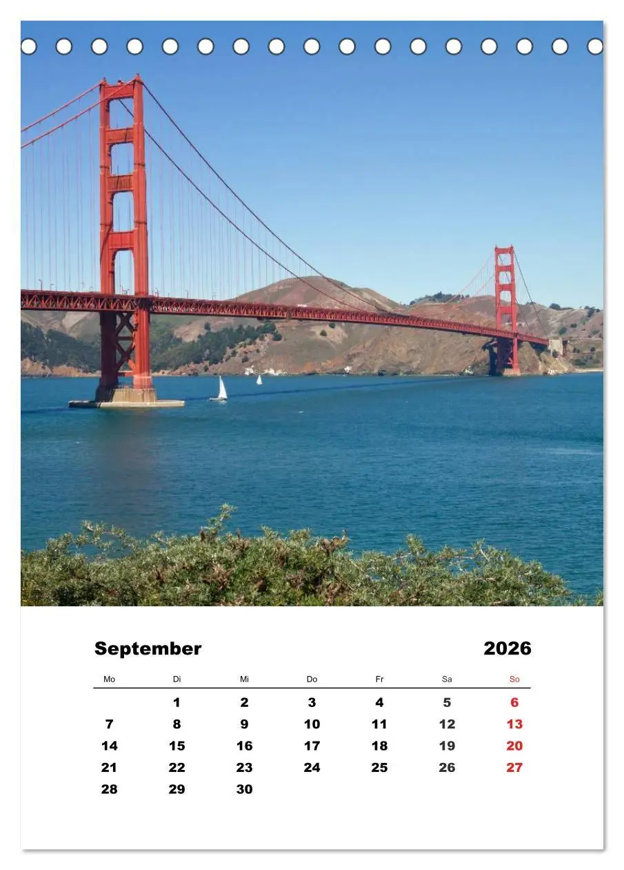 Bild: 9783516461756 | SAN FRANCISCO im Sommer (Tischkalender 2026 DIN A5 hoch), CALVENDO...