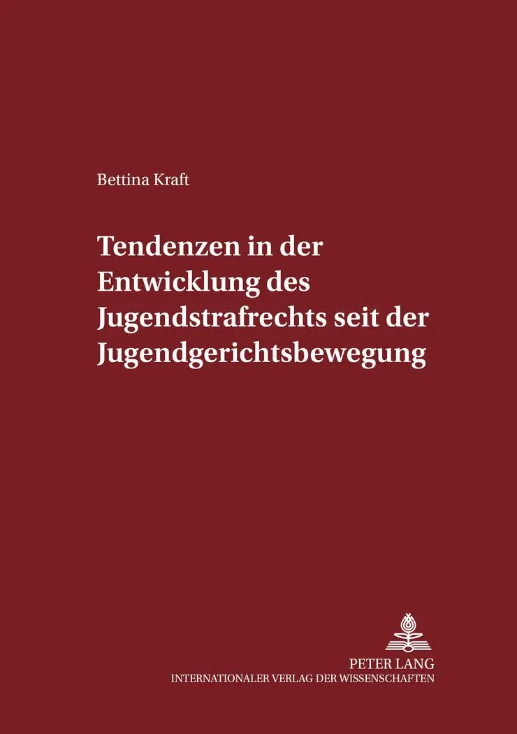Cover: 9783631511756 | Tendenzen in der Entwicklung des Jugendstrafrechts seit der...