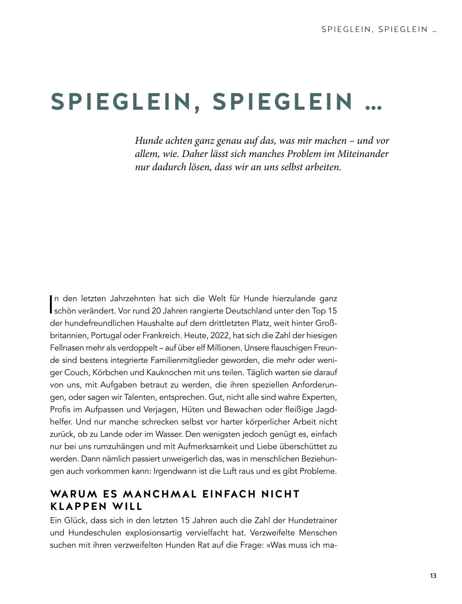 Bild: 9783833881756 | Das Geheimnis der Spiegelung | So werden Mensch und Hund echte Partner