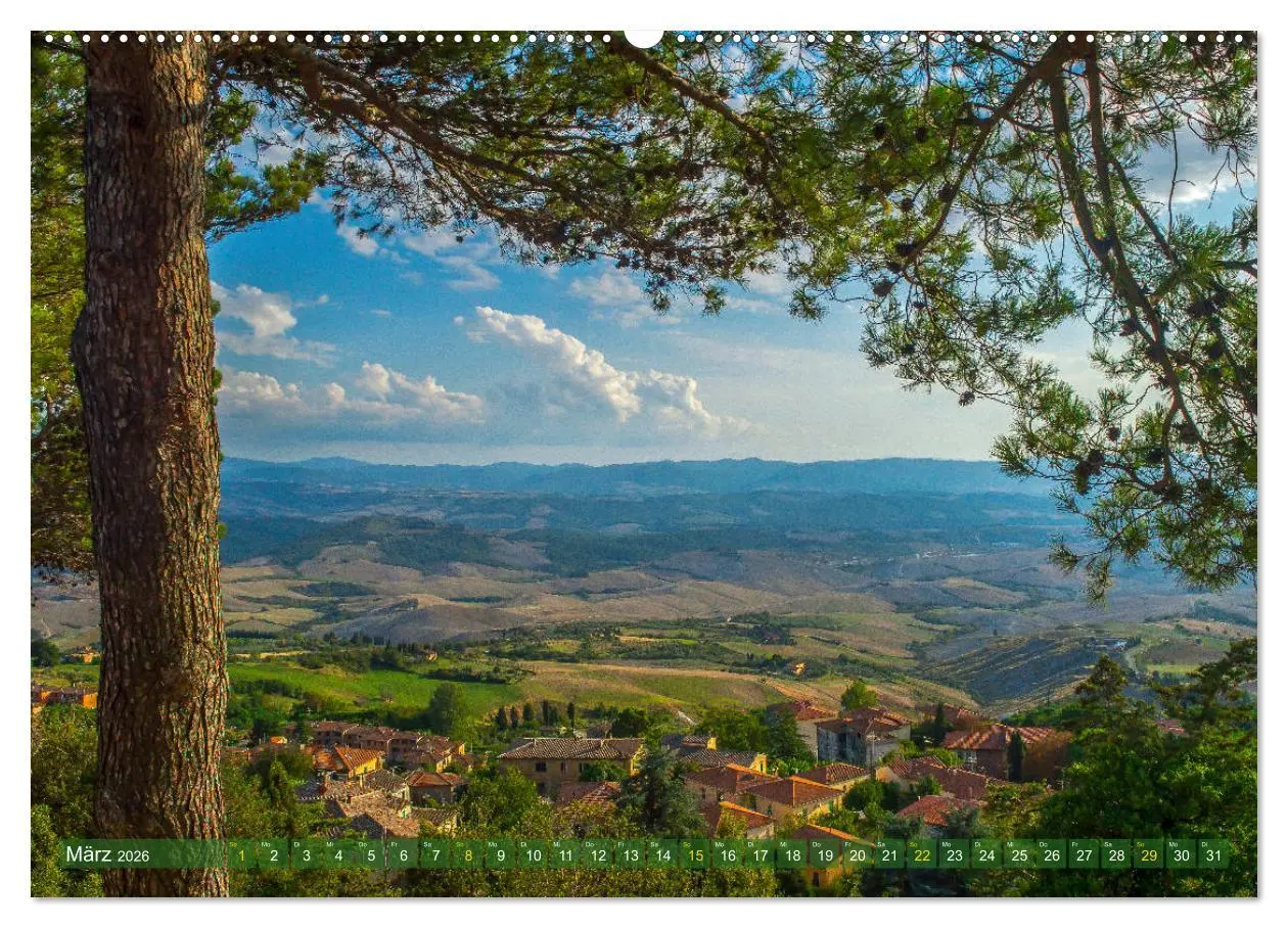 Bild: 9783457741856 | TOSKANA im magischen Licht (hochwertiger Premium Wandkalender 2026...