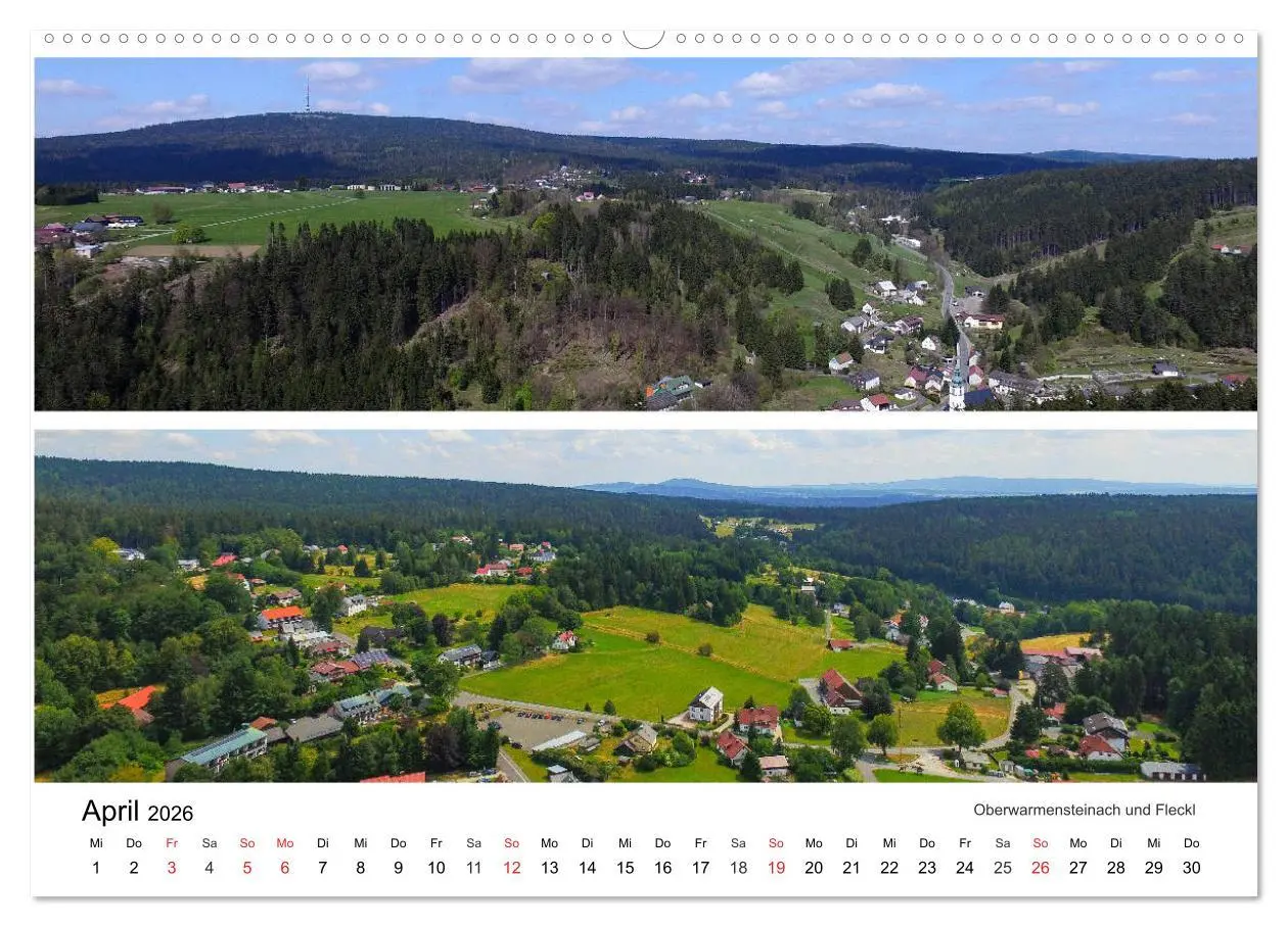 Bild: 9783457811856 | Luftaufnahmen rund um den Ochsenkopf (Wandkalender 2026 DIN A2...