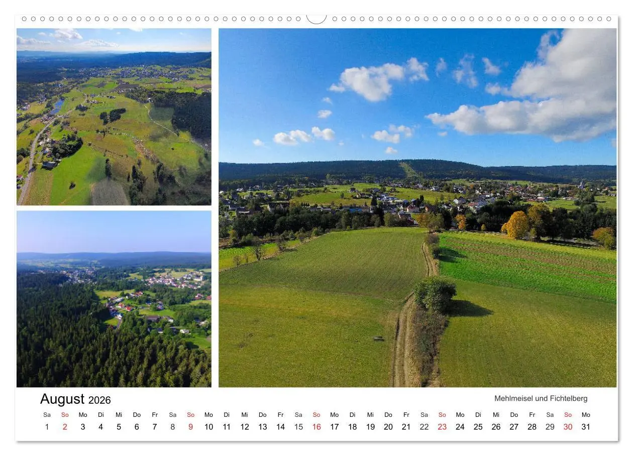 Bild: 9783457811856 | Luftaufnahmen rund um den Ochsenkopf (Wandkalender 2026 DIN A2...
