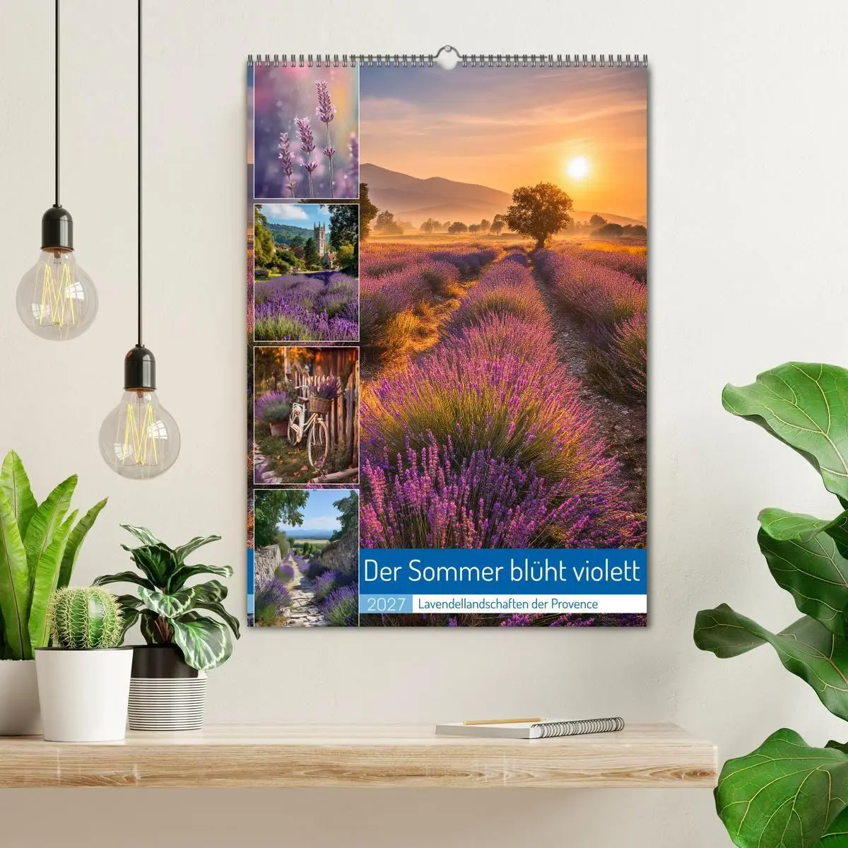 Bild: 9783516761856 | Der Sommer blüht violett (Wandkalender 2027 DIN A2 hoch), CALVENDO...