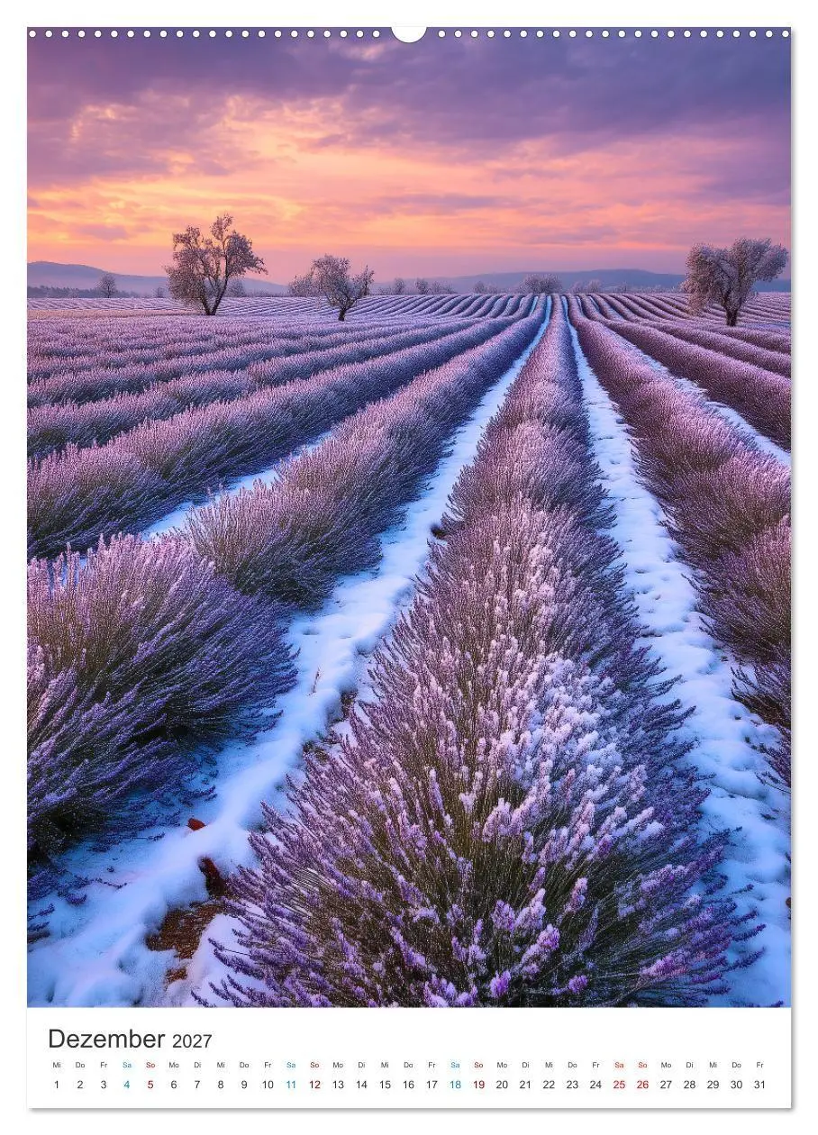 Bild: 9783516761856 | Der Sommer blüht violett (Wandkalender 2027 DIN A2 hoch), CALVENDO...