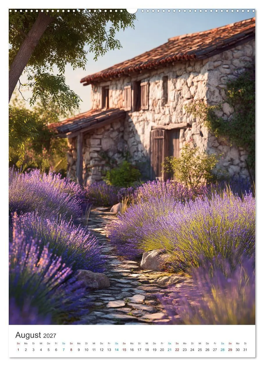 Bild: 9783516761856 | Der Sommer blüht violett (Wandkalender 2027 DIN A2 hoch), CALVENDO...