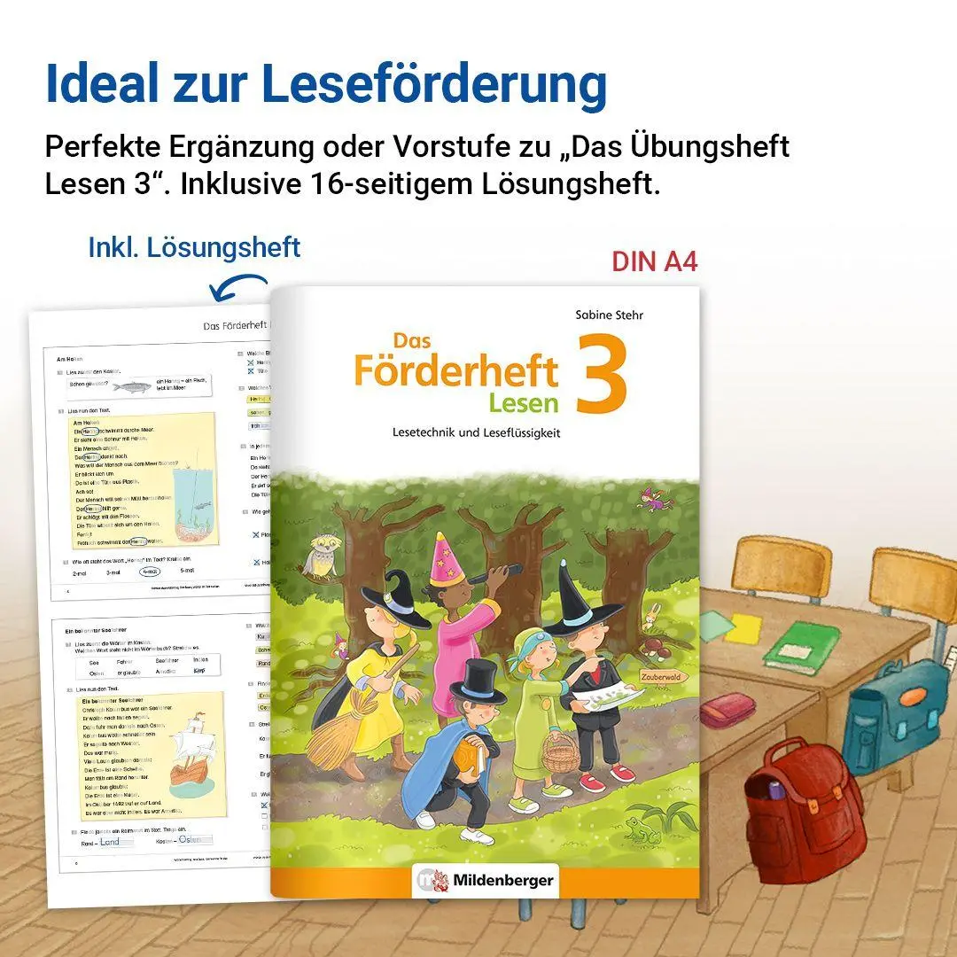Bild: 9783619341856 | Das Förderheft Lesen 3 | Lesetechnik und Leseflüssigkeit | Stehr