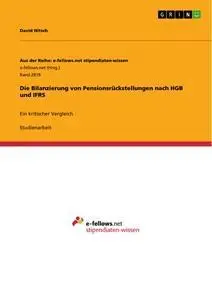 Cover: 9783668781856 | Die Bilanzierung von Pensionsrückstellungen nach HGB und IFRS | Nitsch