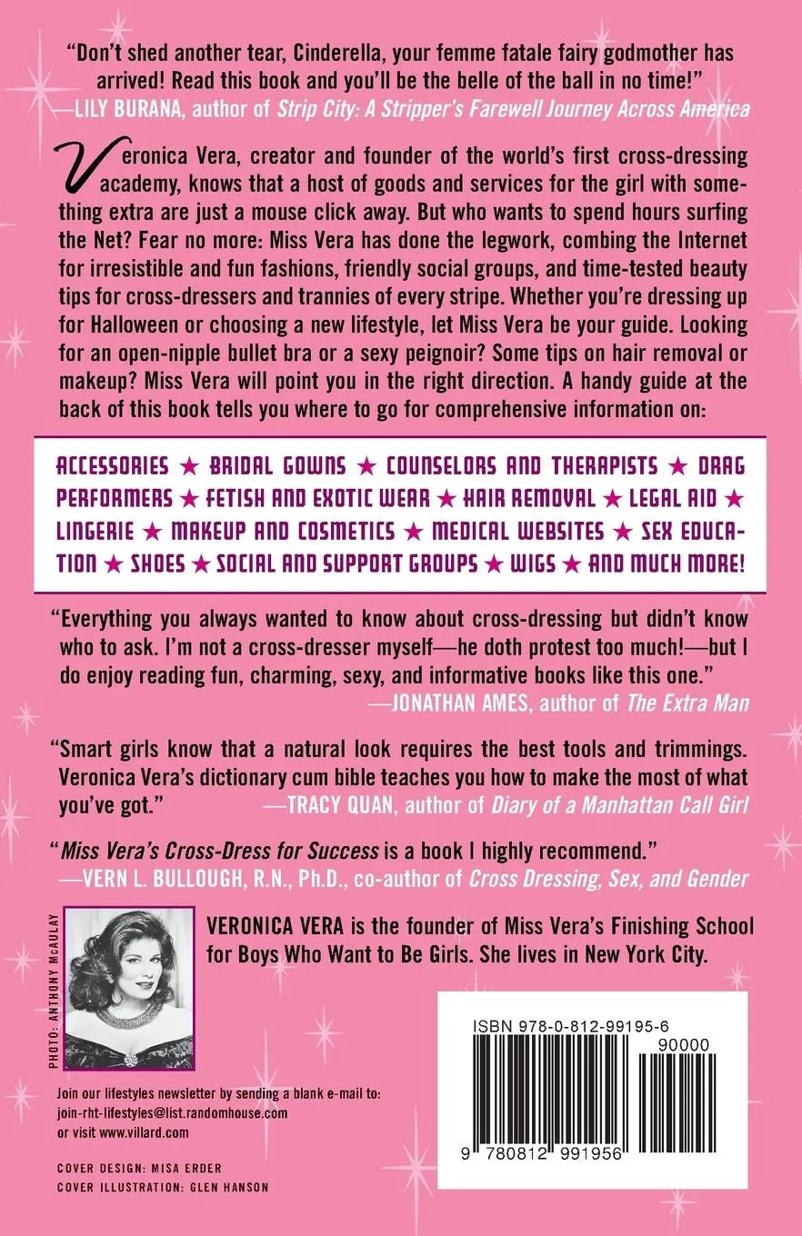 Rückseite: 9780812991956 | Miss Vera's Cross-Dress for Success | Veronica Vera | Taschenbuch